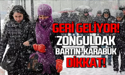 Zonguldak, Bartın ve Karabük'te Perşembe günü kar bekleniyor!