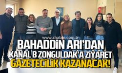 Bahaddin Arı’dan Kanal B Zonguldak’a ziyaret! Gazetecilik kazanacak!