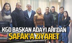 KGD Başkan Adayı Arı’dan Şafak’a ziyaret!