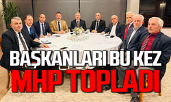 Zonguldak'ta Siyasi Parti  İl Başkanları bu kez MHP çatısı altında toplandı