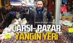 Devrek'te çarşı- pazar yangın yeri!