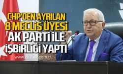 CHP'den ayrılan 8 meclis üyesi AK Parti ile iş birliği yaptı!