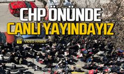 CHP önünden canlı yayındayız!