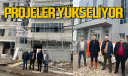 Saffet Bozkurt projelerde incelemeler yaptı!