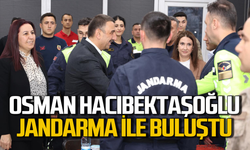 Vali Osman Hacıbektaşoğlu Jandarma ile buluştu