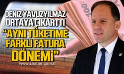 Deniz Yavuzyılmaz ortaya çıkarttı! Aynı tüketime farklı fatura dönemi!