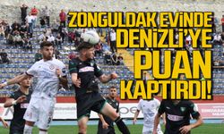 Zonguldakspor, evinde Denizlispor’a puan kaptırdı