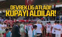 Devrek lig atladı! Kupayı aldılar!