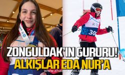 Zonguldak'ın gururu oldu! Eda Nur Biçer'den altın madalya!