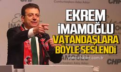 Ekrem İmamoğlu vatandaşlara böyle seslendi!