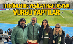 Tribünlerde Yeşilay Haftası’na vurgu yaptılar