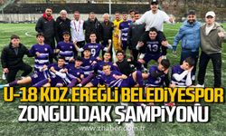 Kdz. Ereğli Belediyespor U-18 Takımı, il şampiyonu oldu!