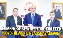 Tarihi Ermeni Kilisesi restore edilecek! "Büyük Devrek için durmadan çalışmaya devam"