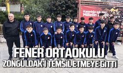 Fener Ortaokulu, Zonguldak’ı temsil etmeye gitti!