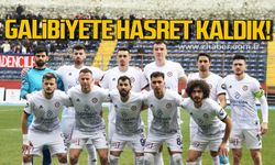 Zonguldakspor galibiyete hasret kaldı!