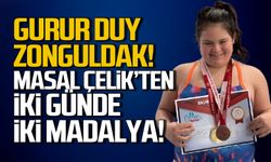 Gurur duy Zonguldak! Masal Çelik'ten 2 günde 2 madalya!