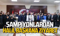 Kdz.Ereğli Belediyespor Kulübü U18 Takımından Halil Posbıyık'a ziyaret!