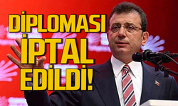 Ekrem İmamoğlu’nun diploması iptal edildi!