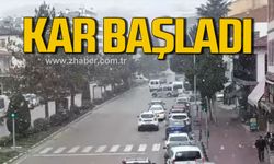 Karabük'te kar yağışı başladı!