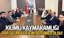 Kilimli Kaymakamlığı dar gelirli aileler için seferber oldu!