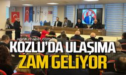 Kozlu'da ulaşıma zam geliyor!