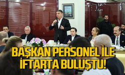 Tahsin Erdem belediye personeli ile iftarla buluştu