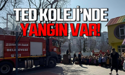 TED Koleji’nde yangın var!