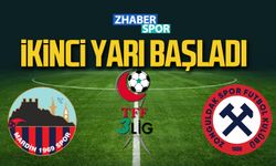 Zonguldakspor- Mardinspor 1969 maçı başladı!