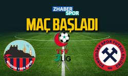 Zonguldakspor- Mardinspor 1969 maçı başladı!