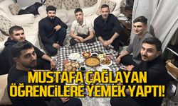 Mustafa Çağlayan öğrencilere yemek yaptı!