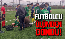 Çaycuma’da korku dolu anlar: Futbolcu ölümden döndü!