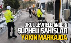 Zonguldak'ta okul çevrelerindeki şüpheli şahıslar yakın markaja alındı!