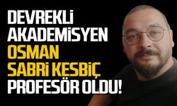 Osman Sabri Kesbiç Profesör oldu