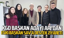 Bahaddin Arı’dan Osman Sav’a destek ziyareti!