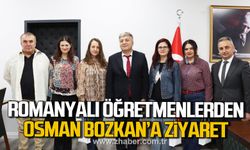 Romanyalı öğretmenlerden Osman Bozkan'a ziyaret!