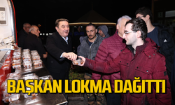 Tahsin Erdem camide lokma dağıttı!