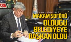 Sadık Recep Kara 19 yıl makam şoförlüğü yaptığı belediyeye başkan oldu!