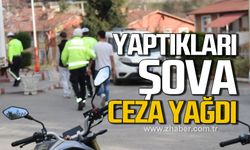 Karabük'te motosiklet sürücüleri trafiğe tehlikeye soktu! Ceza yağdı!