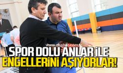 Zonguldak'ta özel gereksinimli bireyler spor dolu anlar ile engellerini aşıyor!