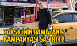 Taksicinin Ramazan kampanyası şaşırttı!