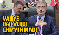 MHP valiyi haklı buldu CHP’yi kınadı!