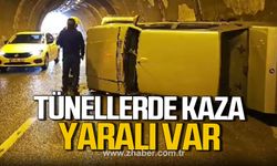 Değirmenağzı Tüneli'nde kaza! Yaralı var!