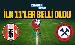 Turgutluspor-Zonguldakspor maçının 11'leri belli oldu