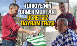 Türkiye’de örnek muhtar: Köylünün bayramlık traş parasını ödüyor!