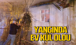 Çaycuma’da yangın geceyi aydınlattı!