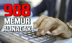 Resmi gazetede yayımlandı: 988 memur alınacak!