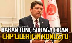 Bakan Yılmaz Tunç sokağa çıkan CHP'liler için konuştu!