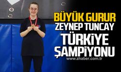 Büyük gurur! Zeynep Tuncay’dan Türkiye Şampiyonluğu!