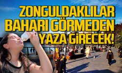 Zonguldaklılar baharı göremeden yazı yaşayacak!