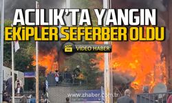 Acılık'ta yangın! Ekipler seferber oldu!